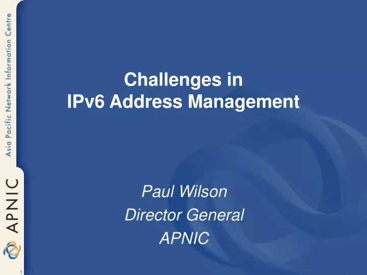 challenges in ipv6 address management