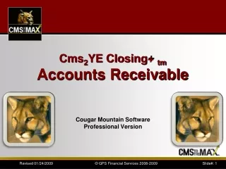 Cms 2 YE Closing+  tm Accounts Receivable