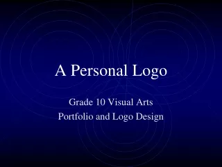 A Personal Logo
