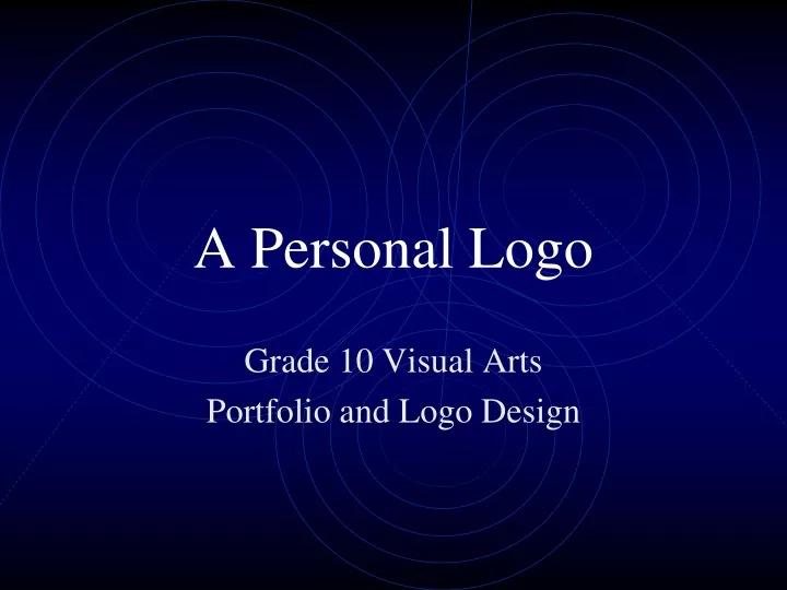 a personal logo