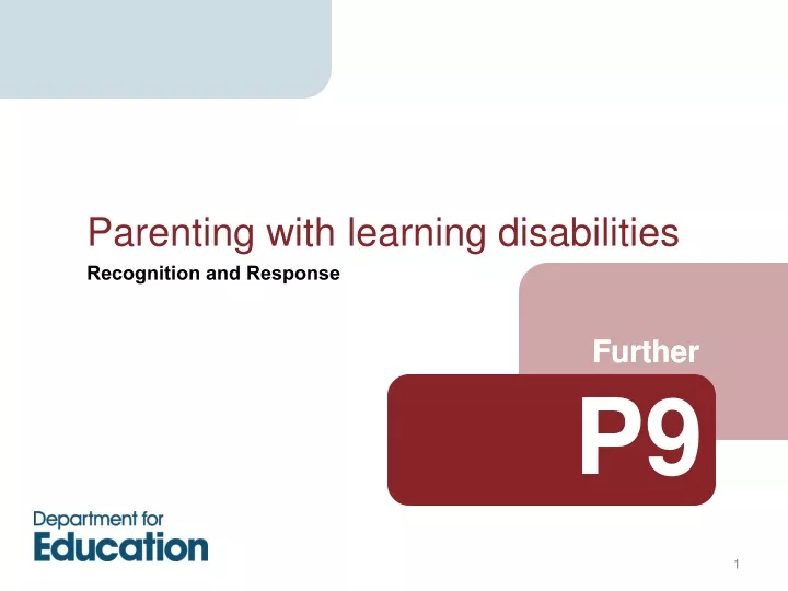 parenting with learning disabilities
