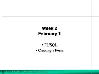 Week 2 February 1