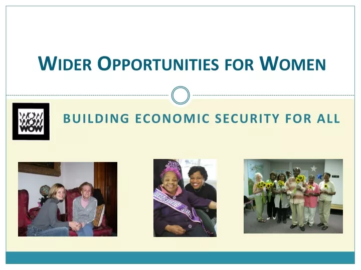 wider opportunities for women