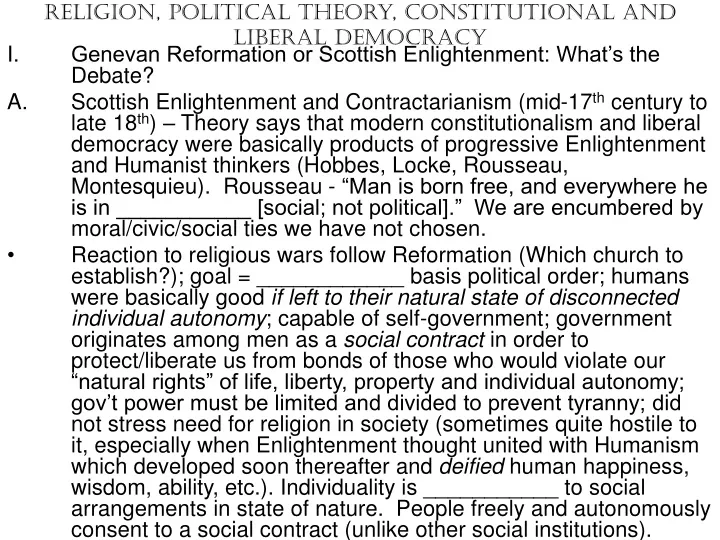 religion political theory constitutional and liberal democracy