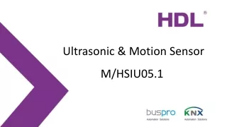 Ultrasonic &amp; Motion Sensor M/HSIU05.1