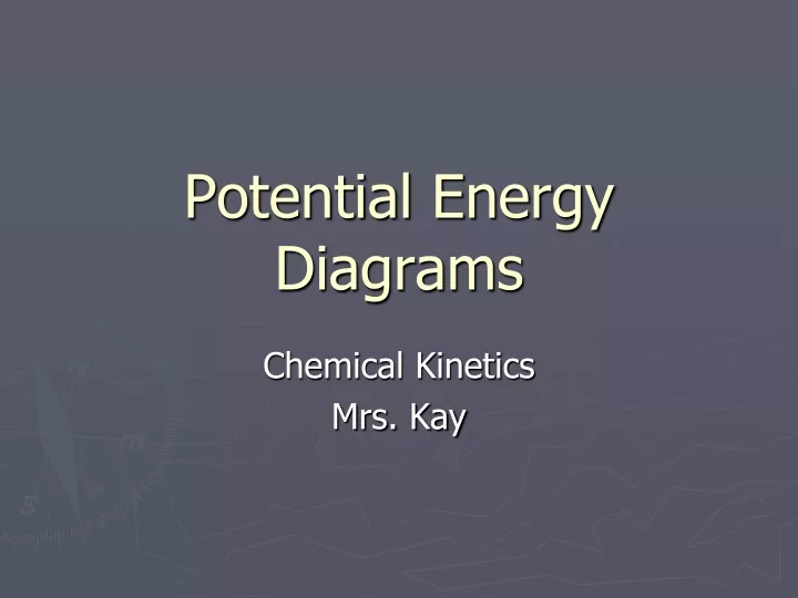 potential energy diagrams