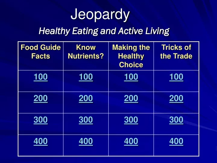 jeopardy