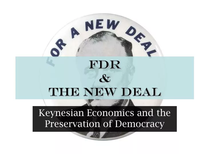 fdr the new deal