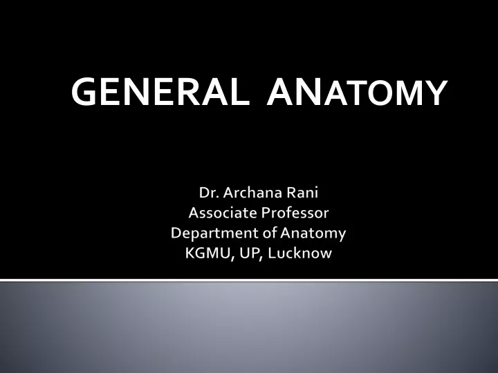 general an atomy