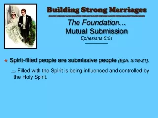 Building Strong Marriages
