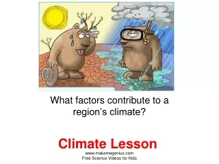 Climate Lesson