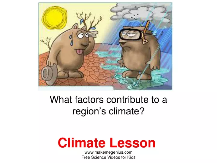 climate lesson