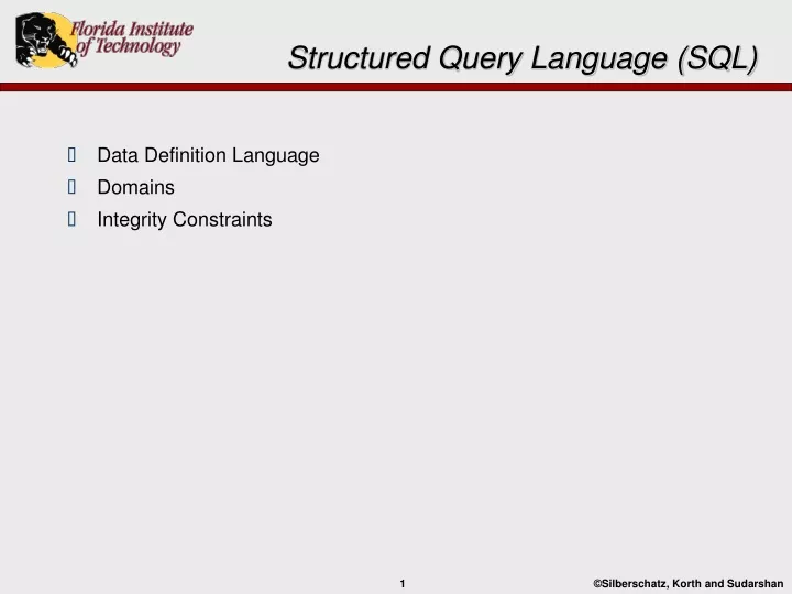 structured query language sql