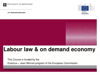 Labour law &amp; on demand economy