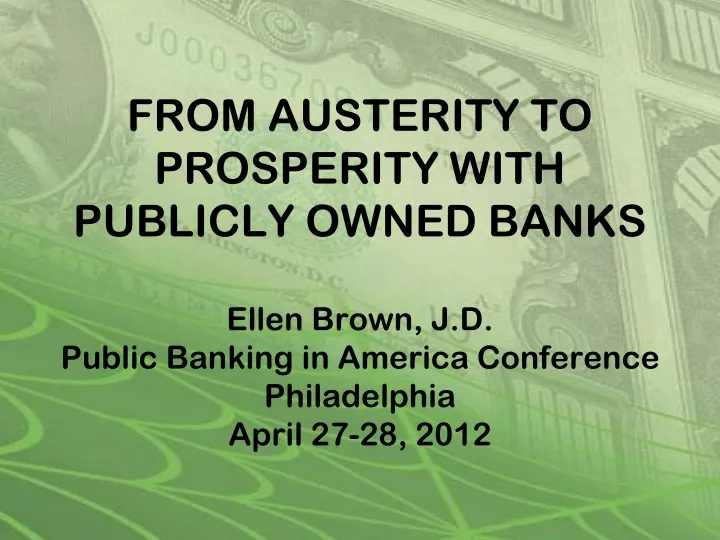 from austerity to prosperity with publicly owned