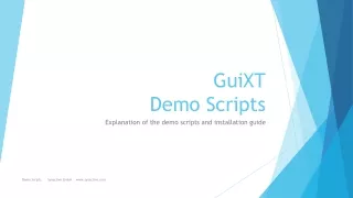 GuiXT Demo Scripts