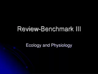Review-Benchmark III