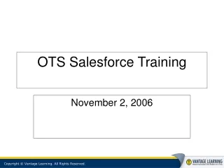 OTS Salesforce Training