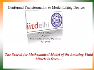 Conformal Transformation to Model Lifting Devices