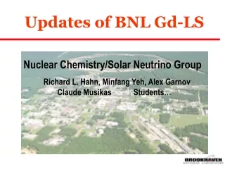 Updates of BNL Gd-LS