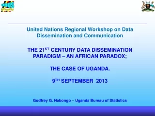 United Nations Regional Workshop on Data Dissemination and Communication
