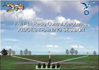 FAI/F3A Radio Control Aerobatics JUDGES TRAINING SESSION