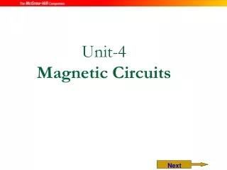 Unit-4 Magnetic Circuits