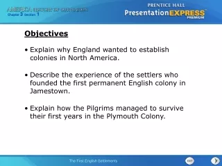 Explain why England wanted to establish colonies in North America.