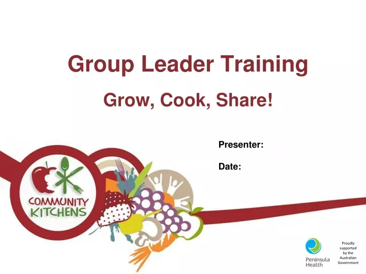 group leader training grow cook share