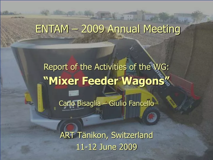 entam 2009 annual meeting