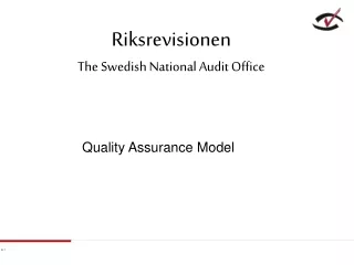 Riksrevisionen The Swedish National Audit Office