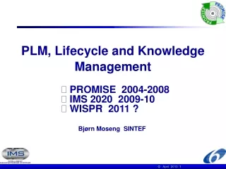 PLM, Lifecycle and Knowledge Management