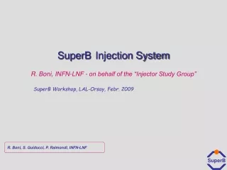 SuperB Injection System