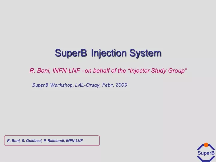 superb injection system