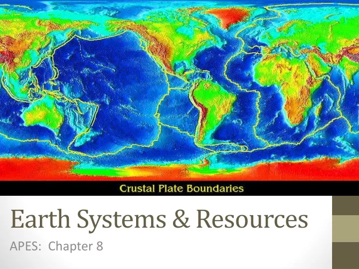 earth systems resources