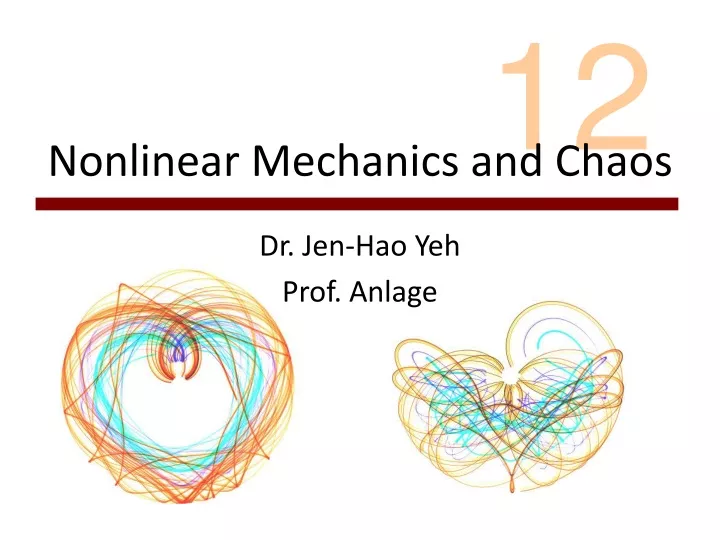 nonlinear mechanics and chaos