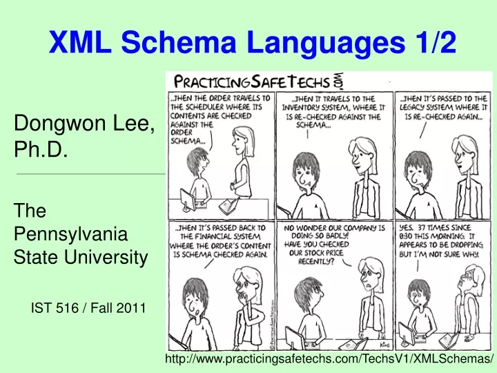 xml schema languages 1 2