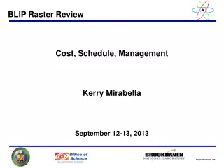 Cost, Schedule, Management