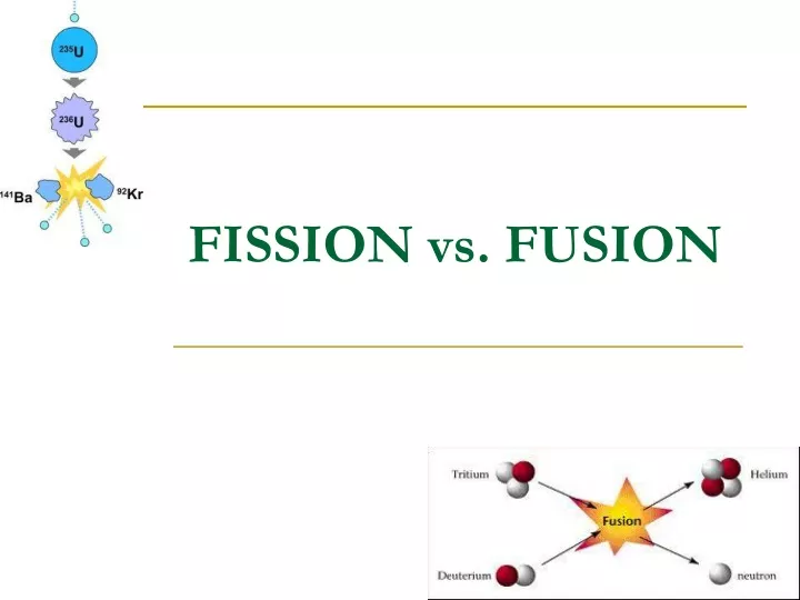 fission vs fusion