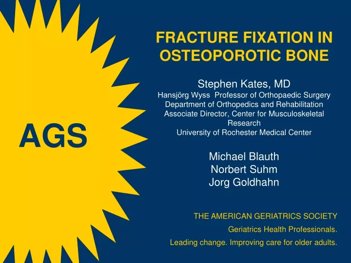 fracture fixation in osteoporotic bone stephen