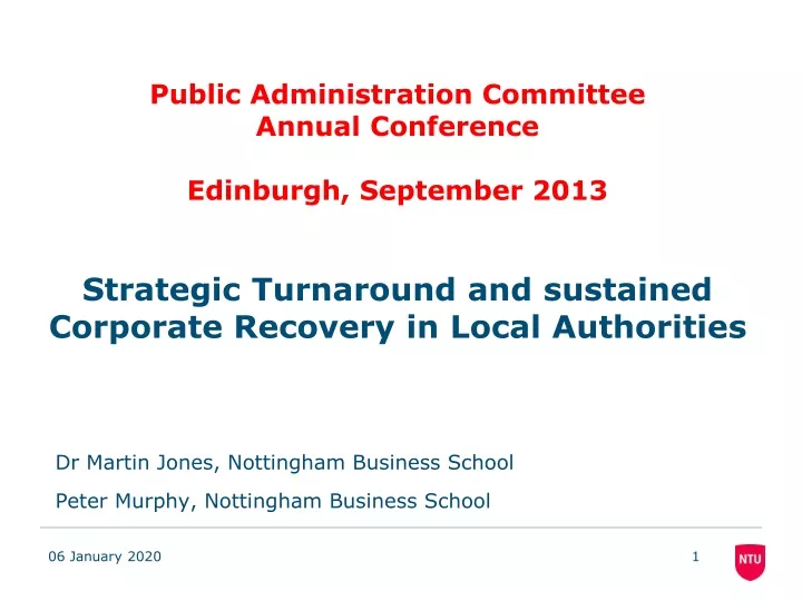 public administration committee annual conference