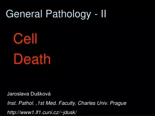 General Pathology - II