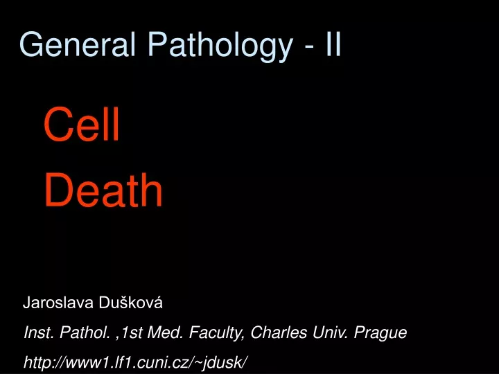 general pathology ii