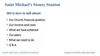 Saint Michael’s Stoney Stanton