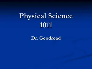 Physical Science 1011