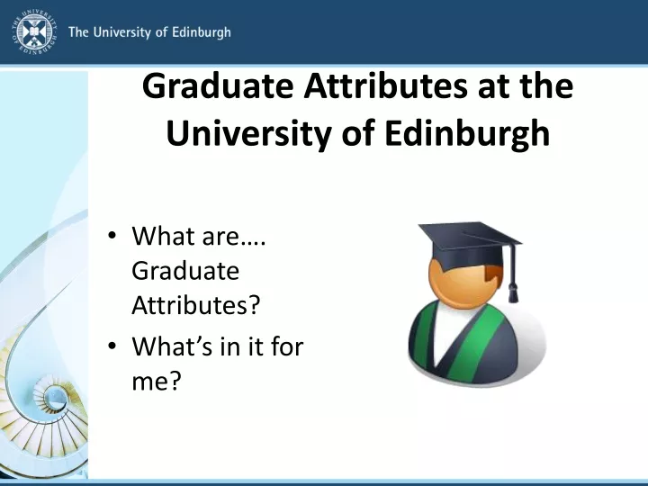 graduate attributes at the university of edinburgh