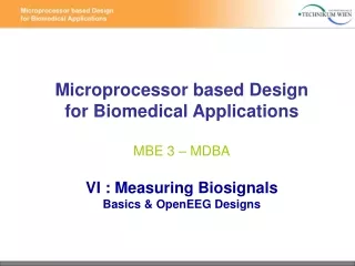 Last lecture: Origin and characteristics of bioelectric signals Electrodes and sensors