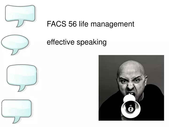 facs 56 life management effective speaking