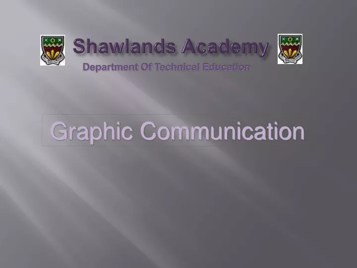 shawlands academy department of technical education