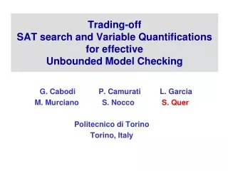 Trading-off SAT search and Variable Quantifications for effective Unbounded Model Checking